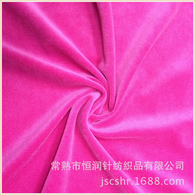 厂家直销优质服装面料 仿棉天鹅绒与全涤天鹅绒